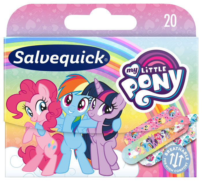 Børneplaster Salvequick My little Pony – 20 stk.